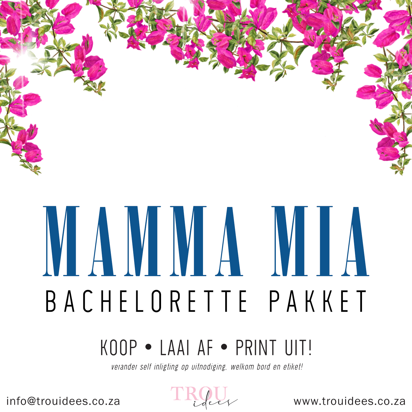 Mamma Mia Bachelorette Stationery